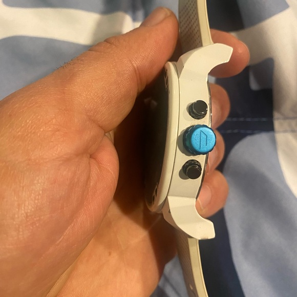 Men's Chronograph Mr. Daddy 2.0 White Leather Strap Watch 57mm - Picture 16 of 16